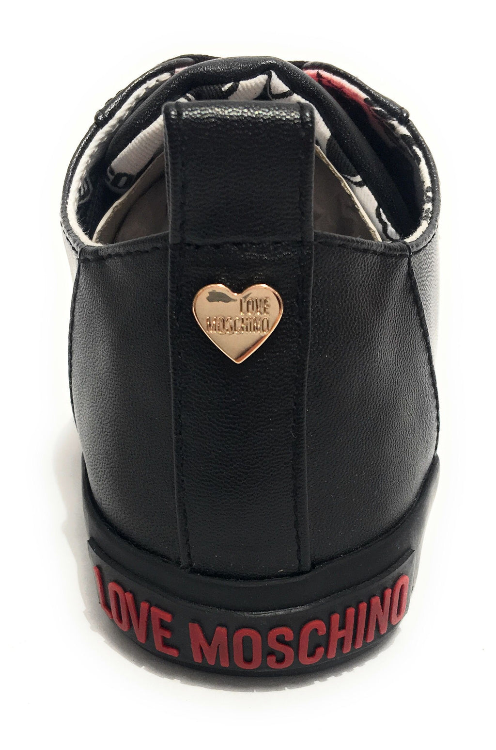 Scarpe donna Love Moschino sneaker ecopelle nappa nero D20MO11