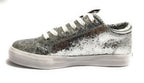 SCARPE DONNA SNEAKER LOVE MOSCHINO GLITTER SILVER /CUORE  DS18MO07