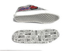 SCARPE DONNA SNEAKER LOVE MOSCHINO GLITTER SILVER /CUORE  DS18MO07