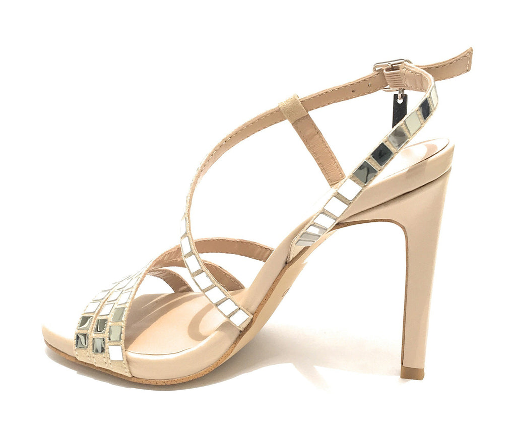 SCARPE DONNA SANDALO LIU-JO MOD. BLOOM TC 100 PELLE SCAMOSCIATA COLORE SAND DS19LJ19