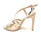 SCARPE DONNA SANDALO LIU-JO MOD. BLOOM TC 100 PELLE SCAMOSCIATA COLORE SAND DS19LJ19