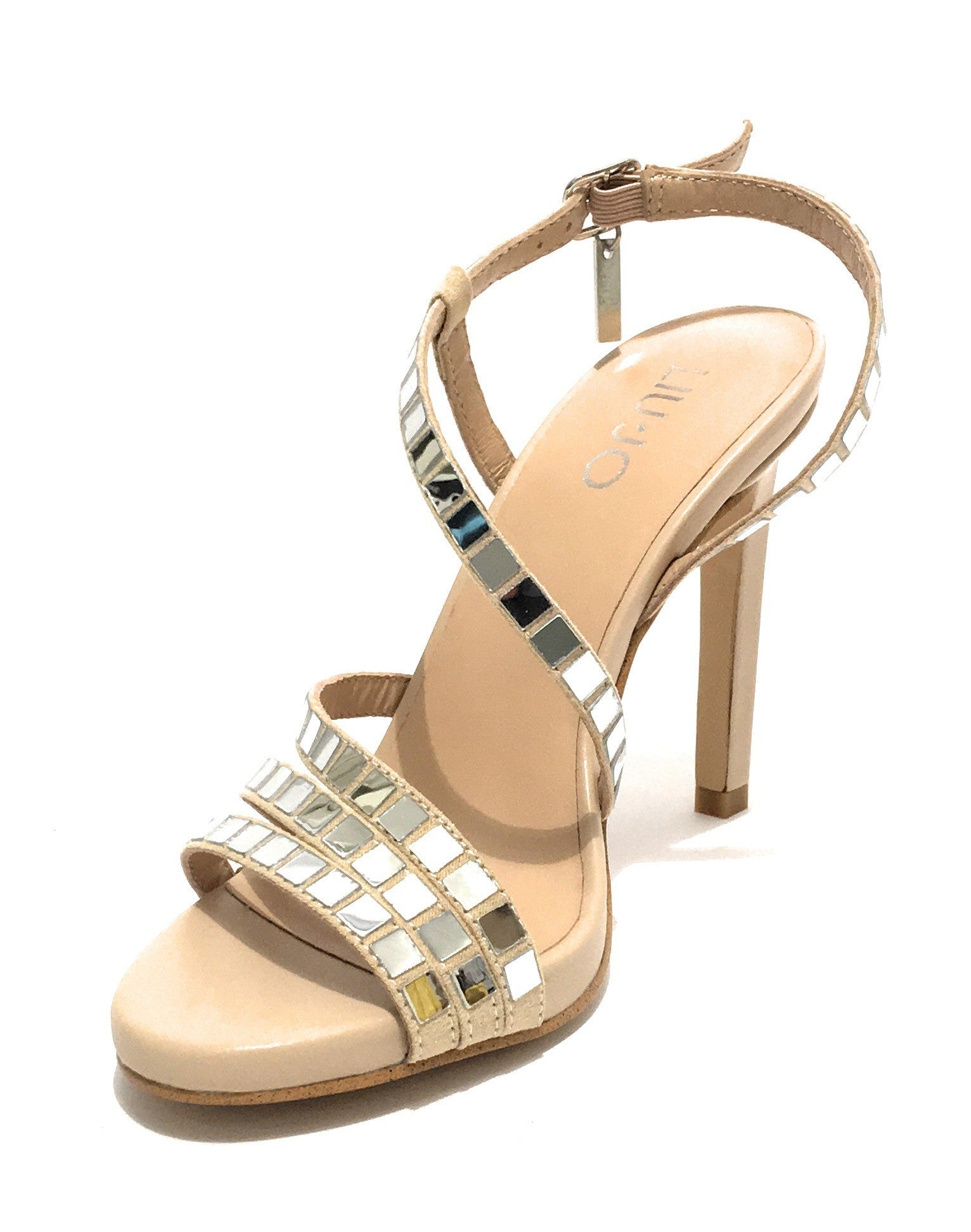 SCARPE DONNA SANDALO LIU-JO MOD. BLOOM TC 100 PELLE SCAMOSCIATA COLORE SAND DS19LJ19