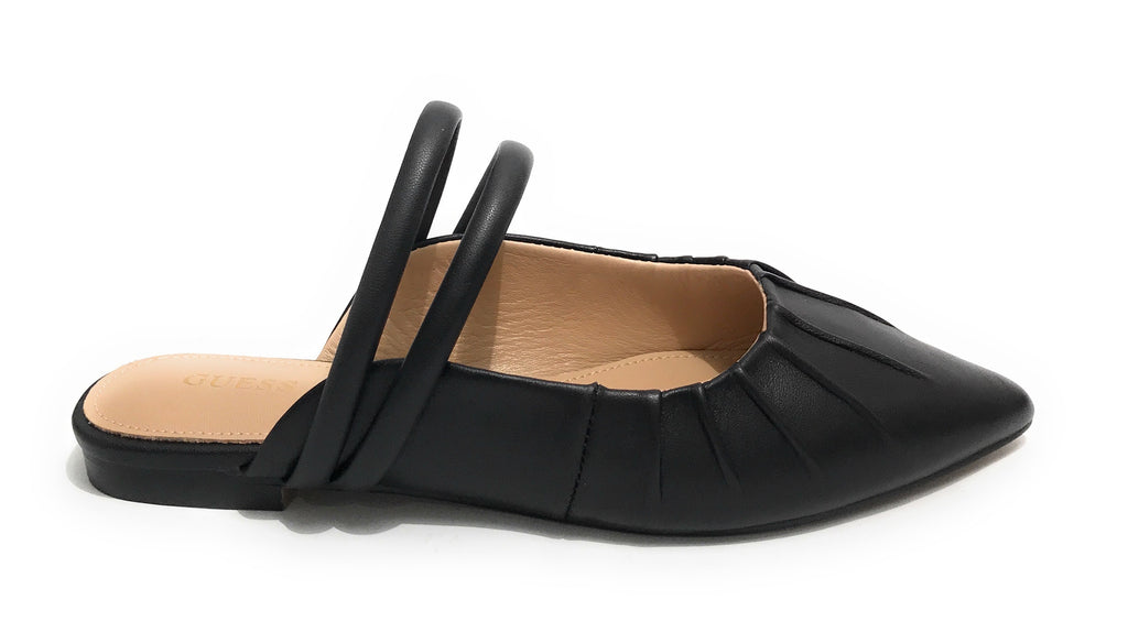 Sandalo Guess Vivians sabot in pelle black DS22GU64 FL6VVSLEA06
