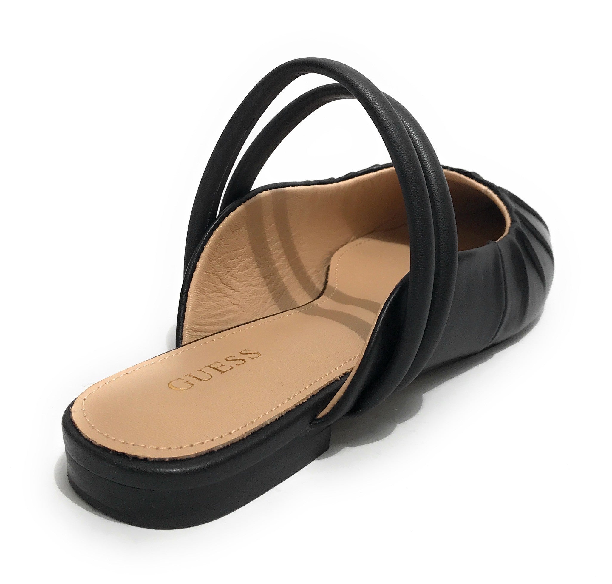Sandalo Guess Vivians sabot in pelle black DS22GU64 FL6VVSLEA06