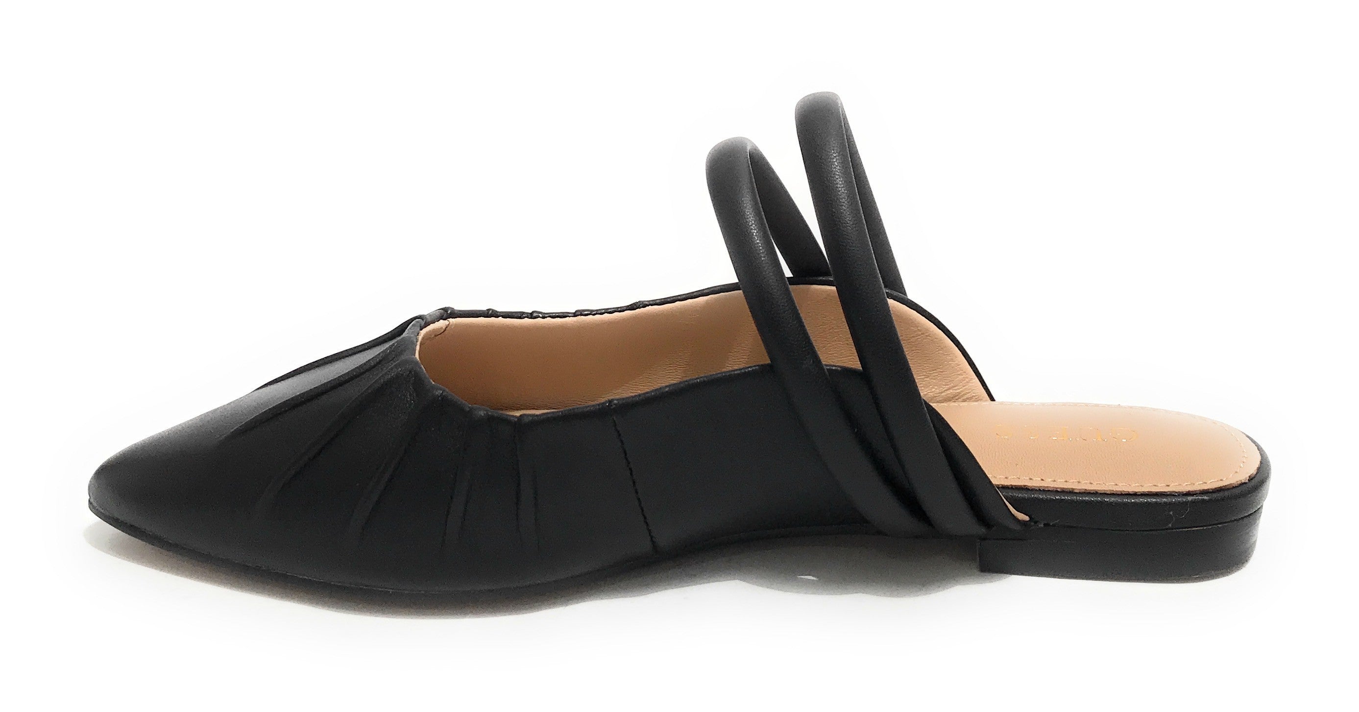 Sandalo Guess Vivians sabot in pelle black DS22GU64 FL6VVSLEA06