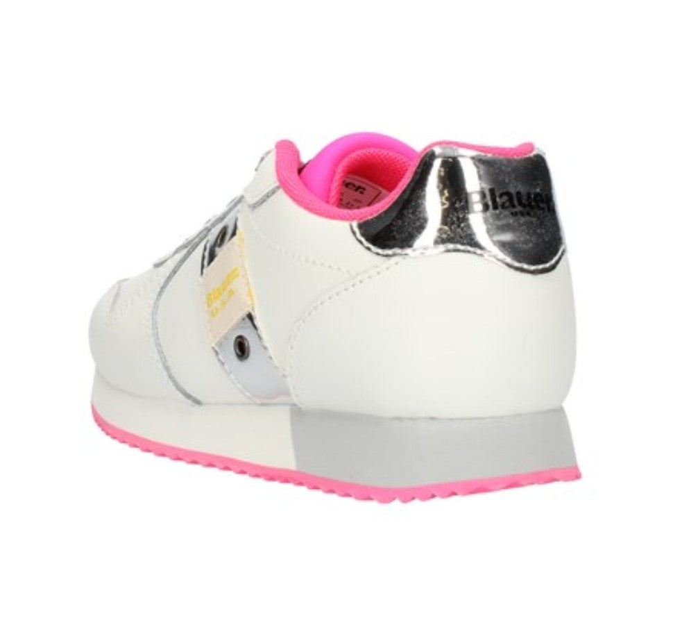 Scarpe  Blauer sneaker Lilli in pelle white/ fuxia/ silver ZS21BU03 S1LILLI02
