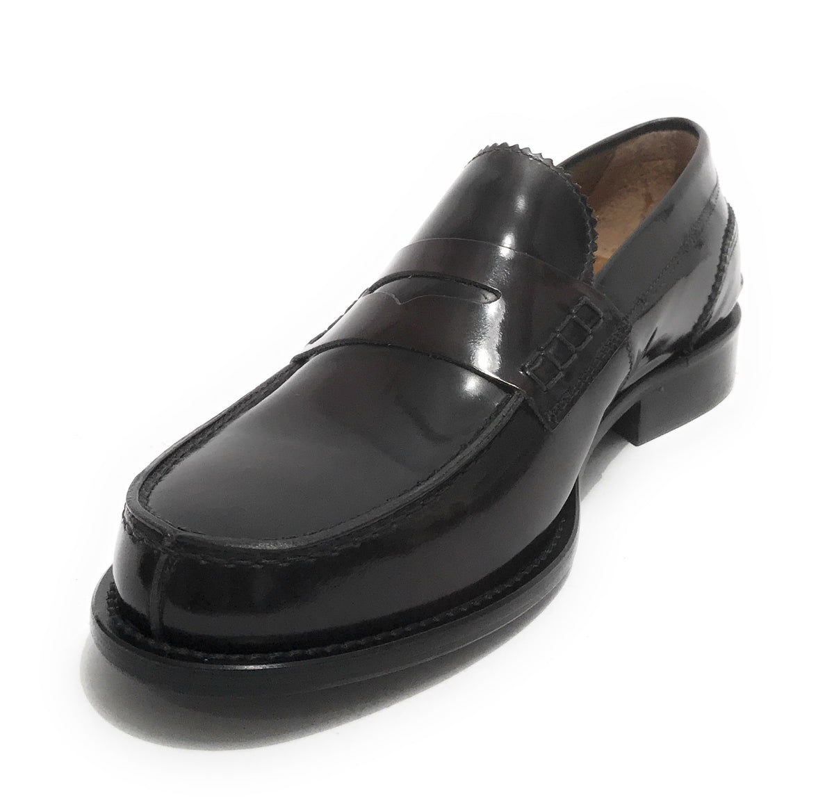 Mocassino uomo Elite in pelle abrasivata rosso bordeaux US21EL03