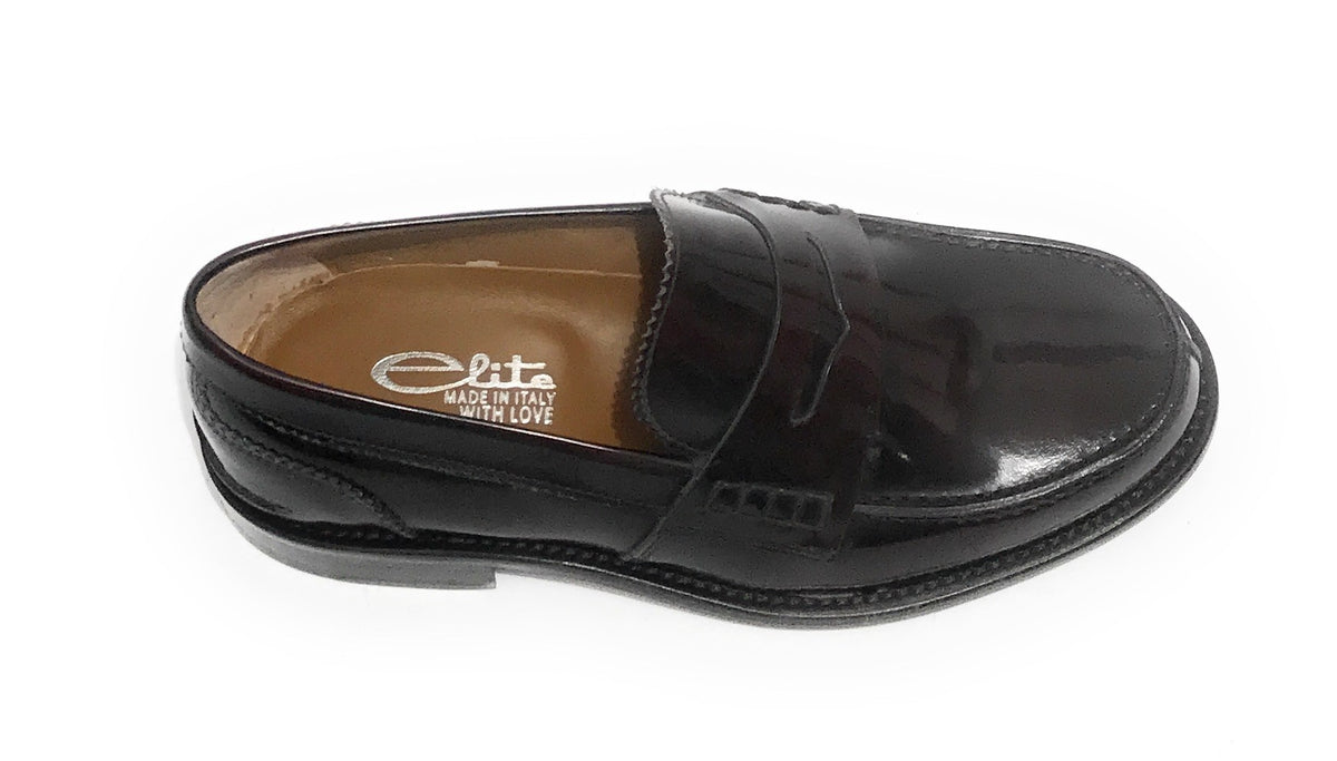 Mocassino uomo Elite in pelle abrasivata rosso bordeaux US21EL03