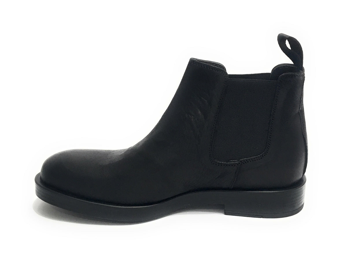 Scarpe Ton Goût stivaletto beatles uomo pelle vintage nero U20TG04