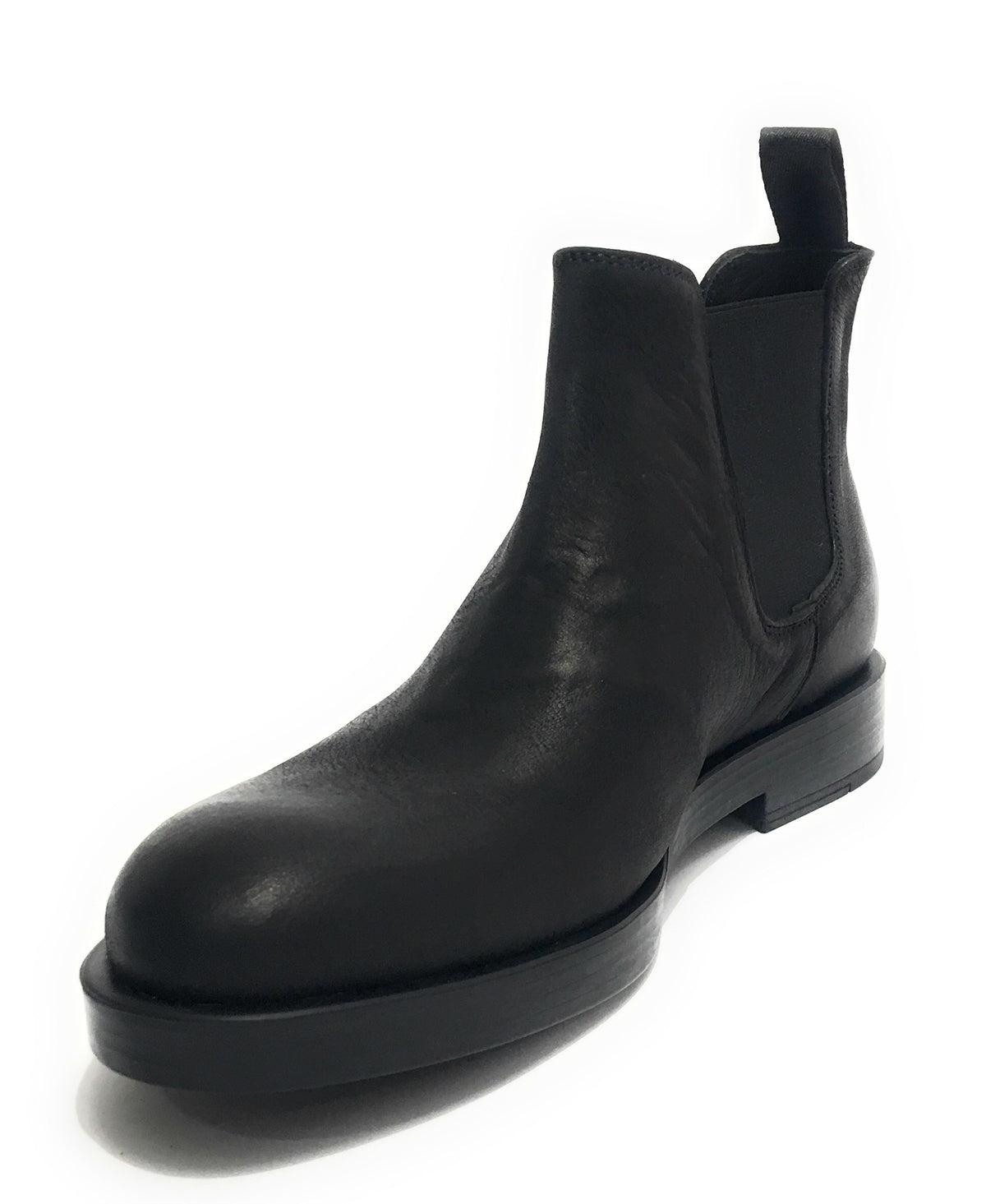 Scarpe Ton Goût stivaletto beatles uomo pelle vintage nero U20TG04