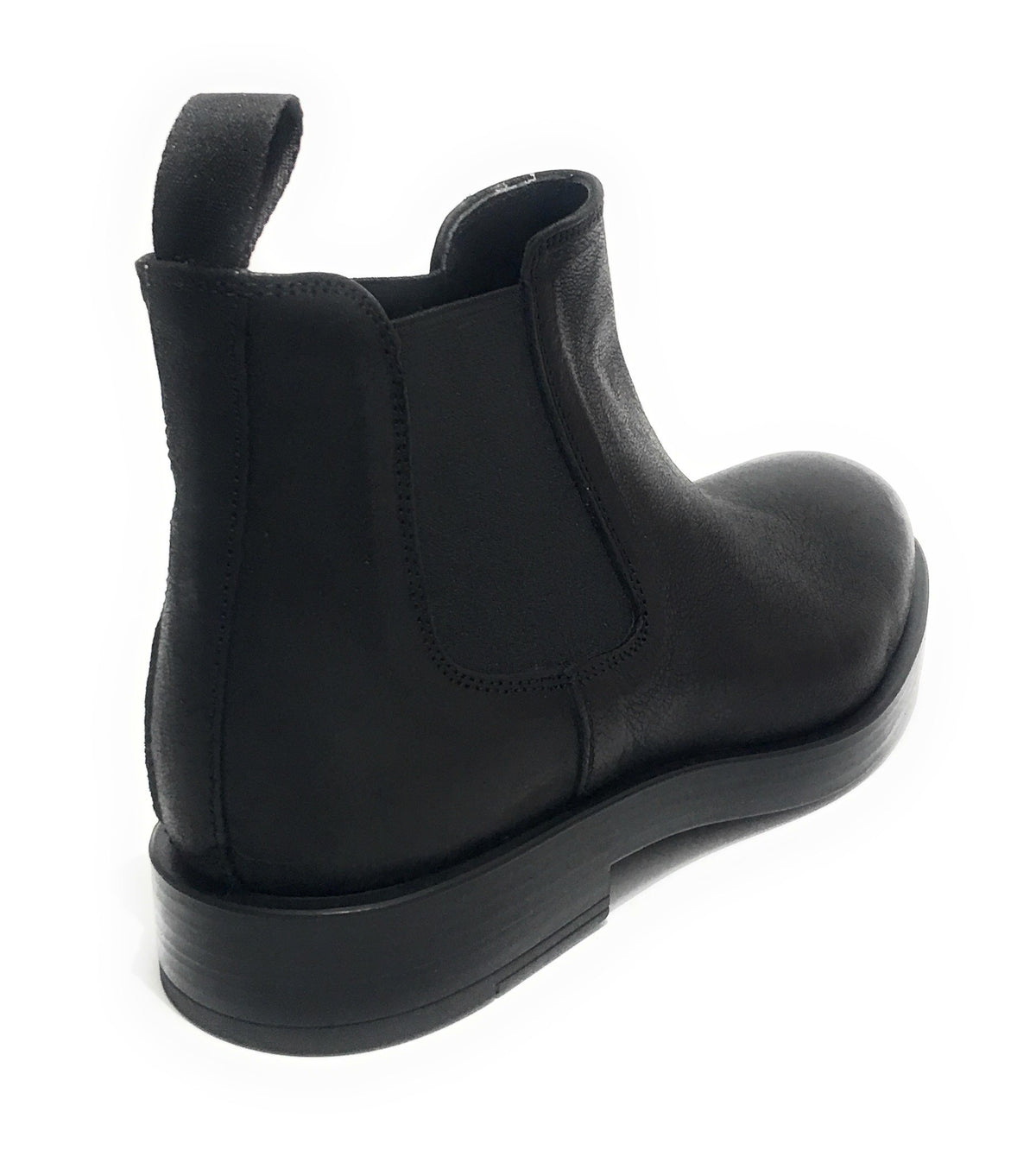 Scarpe Ton Goût stivaletto beatles uomo pelle vintage nero U20TG04