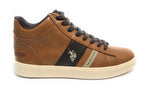 Scarpe U.S. Polo sneaker alto Tymes003 in ecopelle cuoio uomo U23UP21
