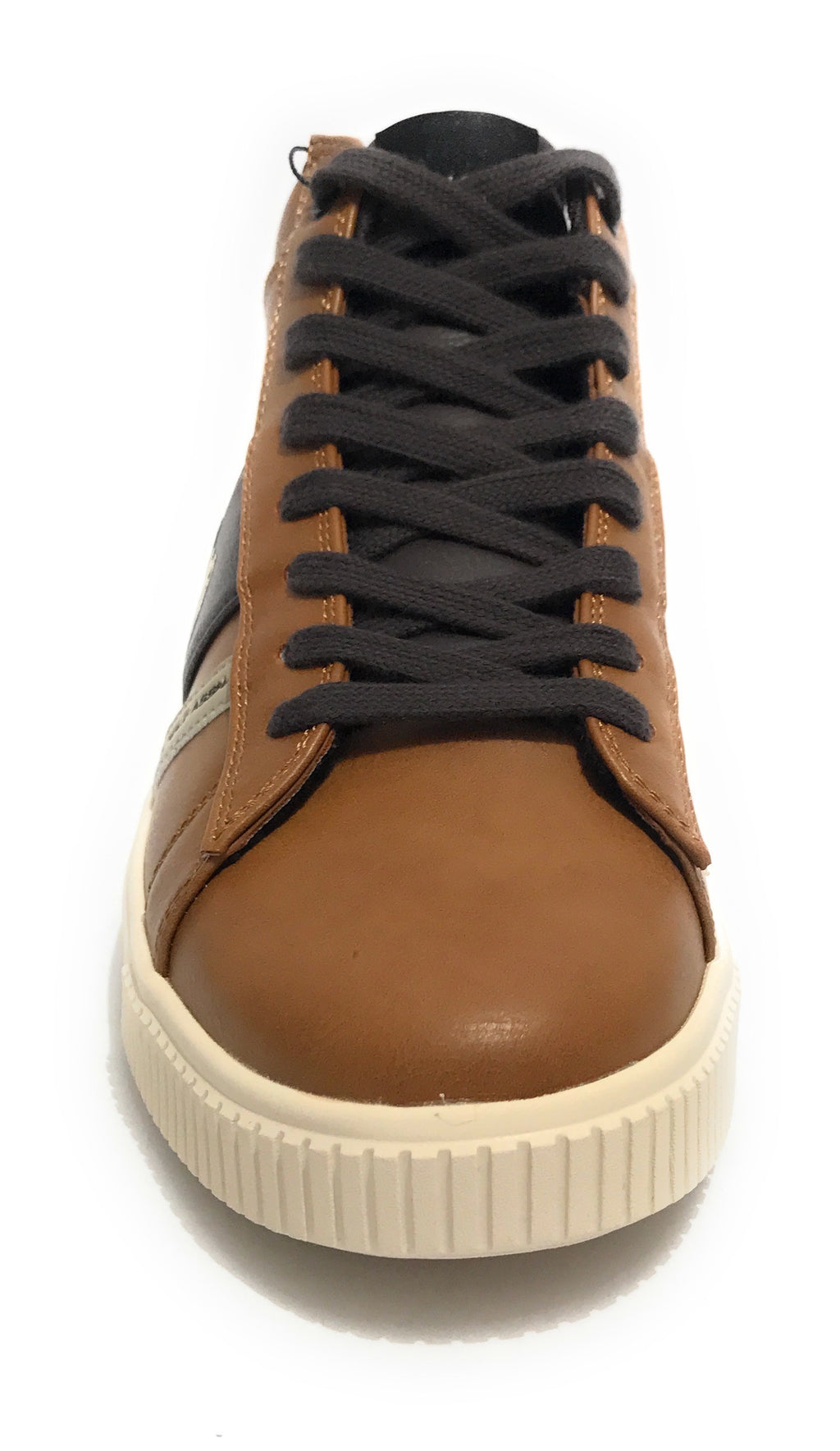 Scarpe U.S. Polo sneaker alto Tymes003 in ecopelle cuoio uomo U23UP21