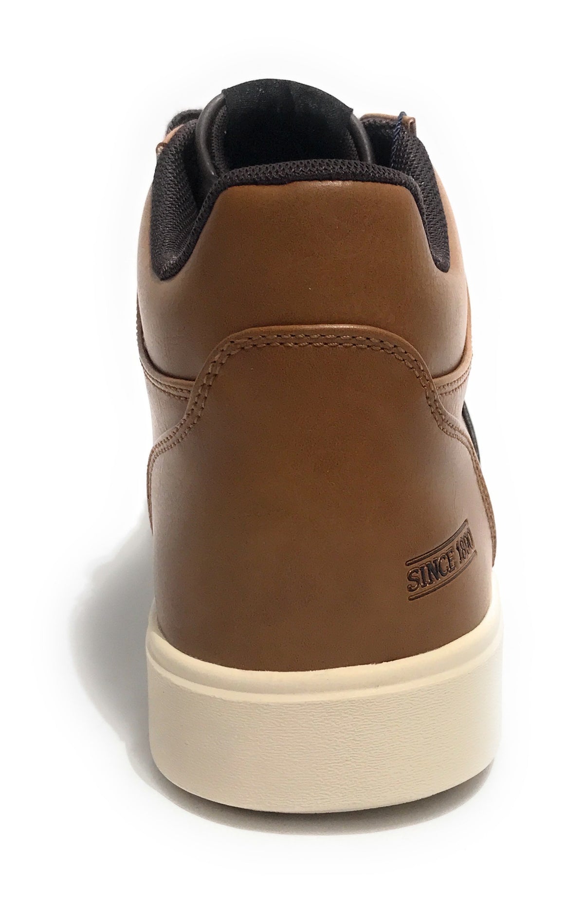 Scarpe U.S. Polo sneaker alto Tymes003 in ecopelle cuoio uomo U23UP21