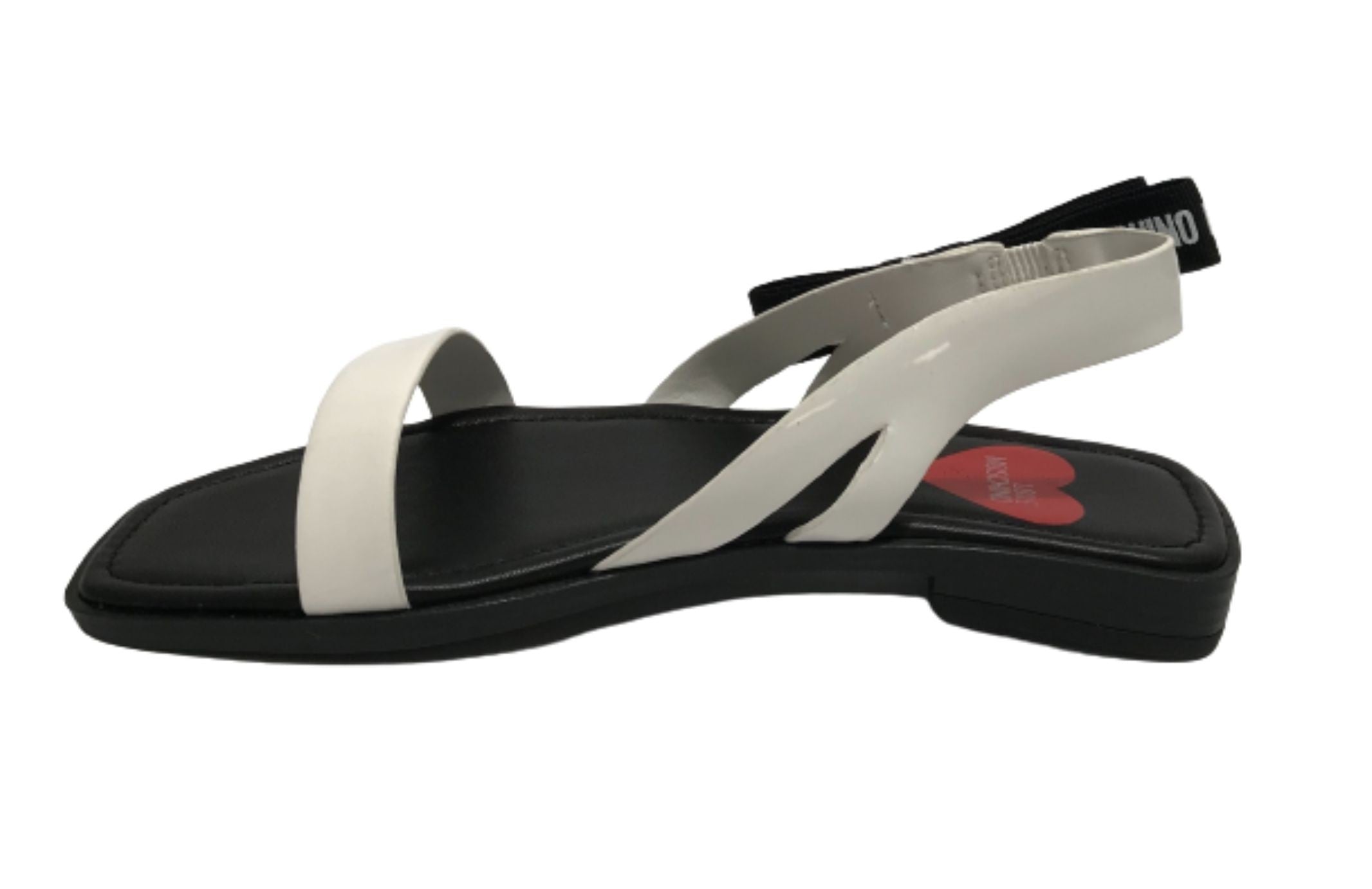 Scarpe donna Love Moschino sandalo in ecopelle bianco DS22MO18 JA16212G