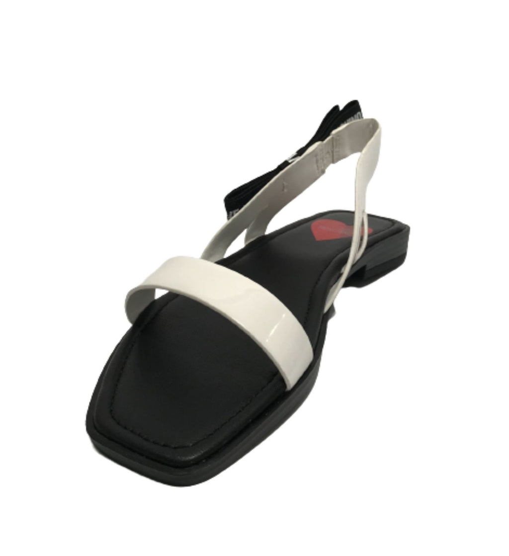 Scarpe donna Love Moschino sandalo in ecopelle bianco DS22MO18 JA16212G