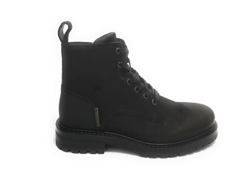 Scarpe uomo Ambitious 10958 anfibio in pelle scamosciata black U21AM22