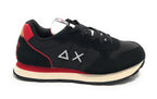 Scarpe Sun68 sneaker Boy's Tom in Japan suede/ nylon nero ZS22SU24 Z32305
