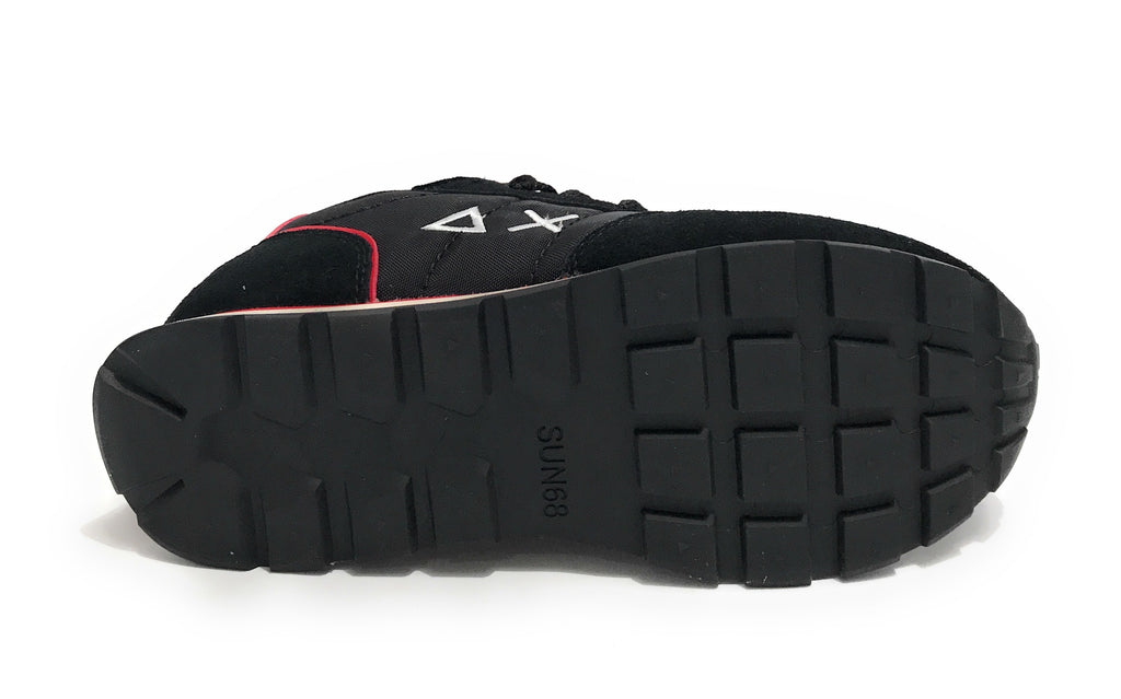 Scarpe Sun68 sneaker Boy's Tom in Japan suede/ nylon nero ZS22SU24 Z32305