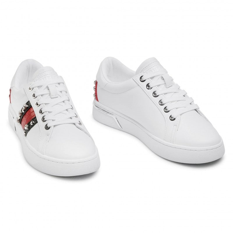 Scarpe donna sneaker Guess Ricena 4G white DS21GU45 FL6RICPAT12