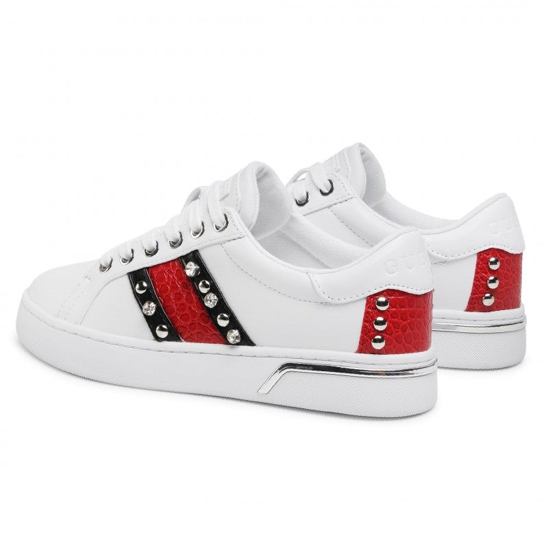 Scarpe donna sneaker Guess Ricena 4G white DS21GU45 FL6RICPAT12
