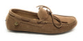 Scarpe Ton Goût mocassino tubolare in pelle scamosciata ecru uomo US19TG13