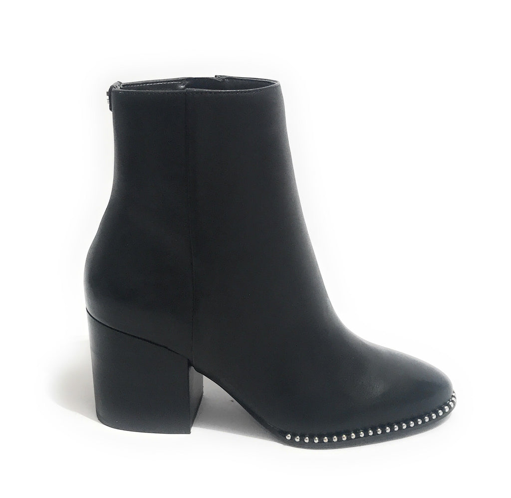 SCARPE DONNA STIVALETTO GUESS MOD.COLETE TC 80 PELLE BLACK D19GU37
