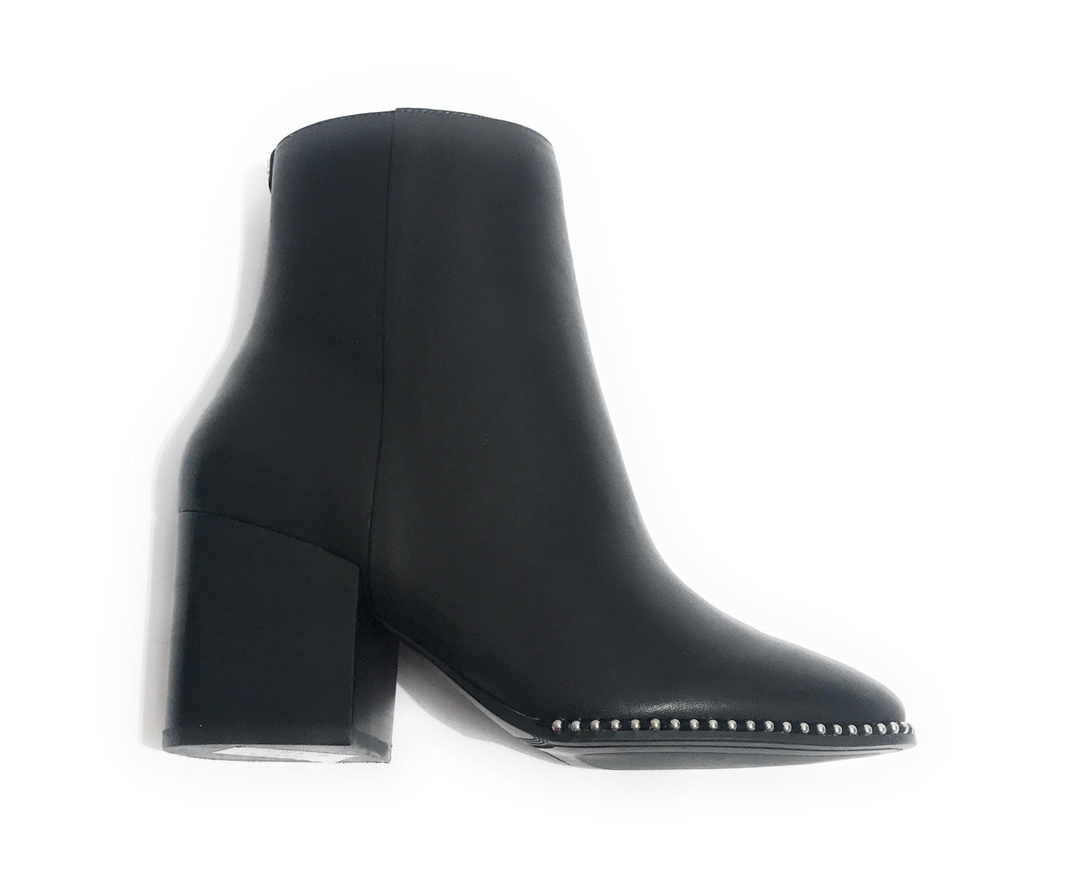 SCARPE DONNA STIVALETTO GUESS MOD.COLETE TC 80 PELLE BLACK D19GU37
