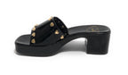 Scarpe donna Love Moschino sabot zoccolo in pvc nero DS23MO12 JA28266