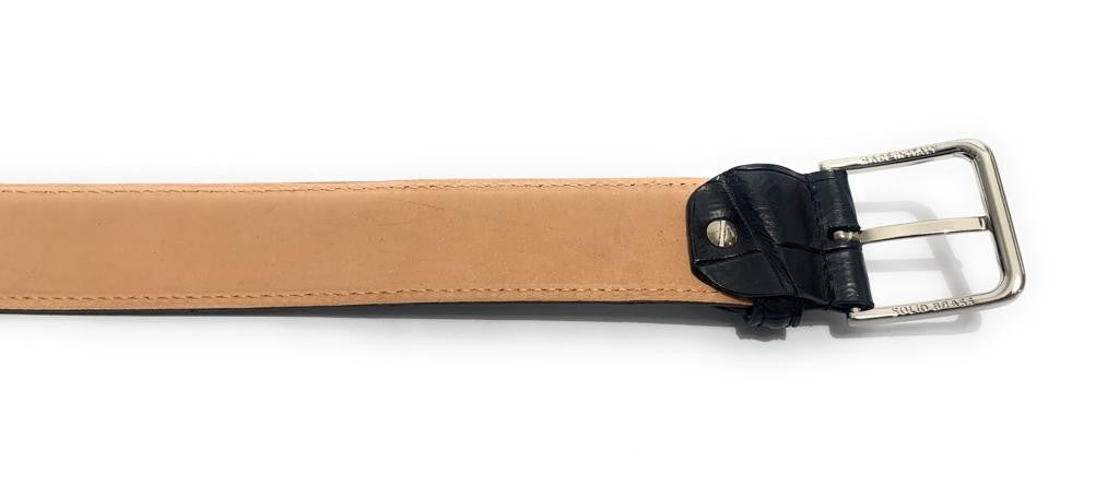 Cinta in pelle coccodrillo   H 35  A20EL01