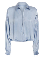 Camicia donna Guess Nada Shirt light blu ES22GU01 W1YH90WES0