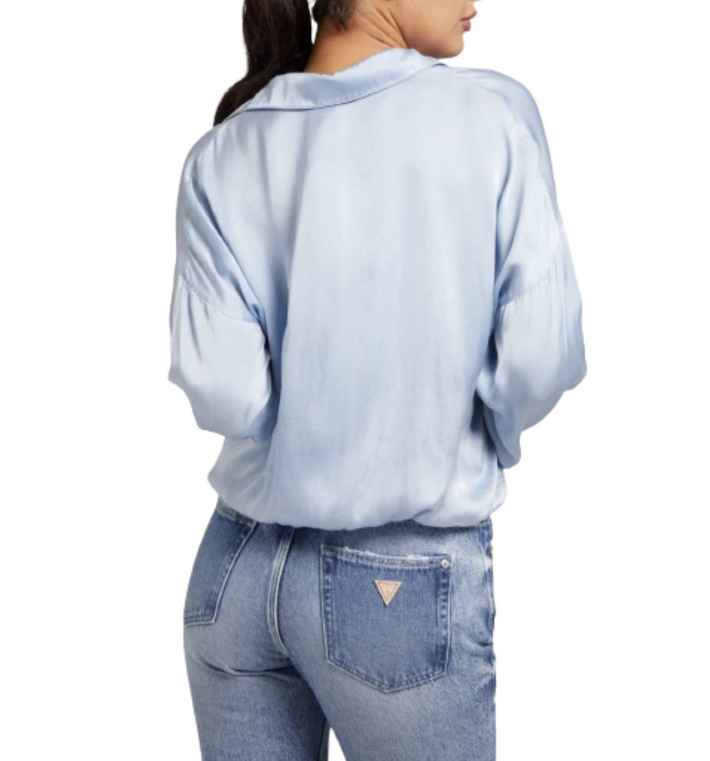 Camicia donna Guess Nada Shirt light blu ES22GU01 W1YH90WES0