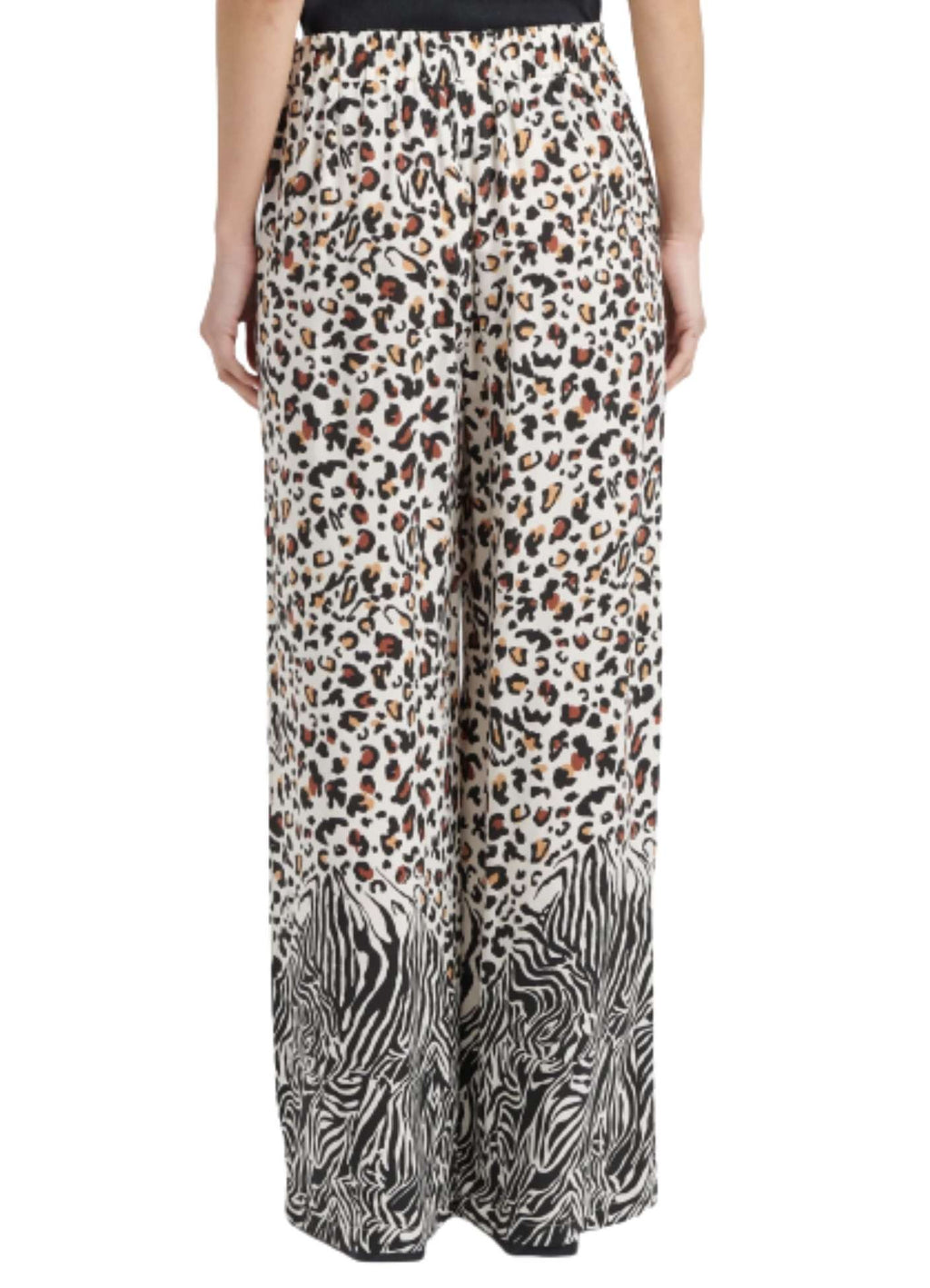 Pantalone Liu Jo lungo animalier multicolore ES23LJ25 VA3045 TS349