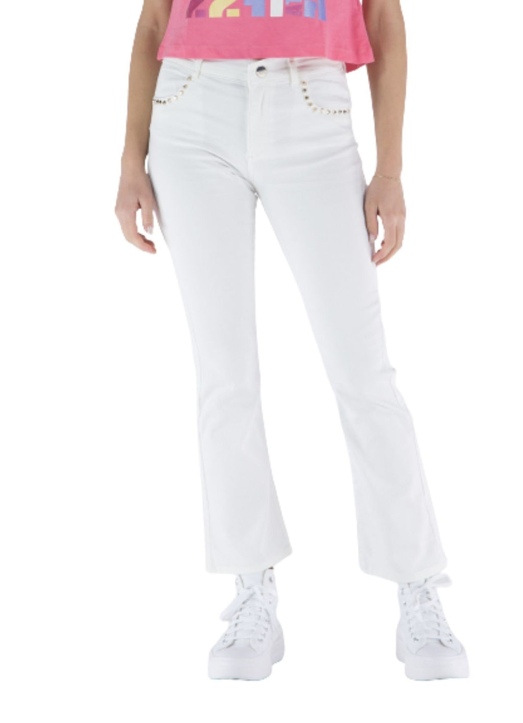Jeans Liu Jo jeans light ivory ES23LJ49 TA3206