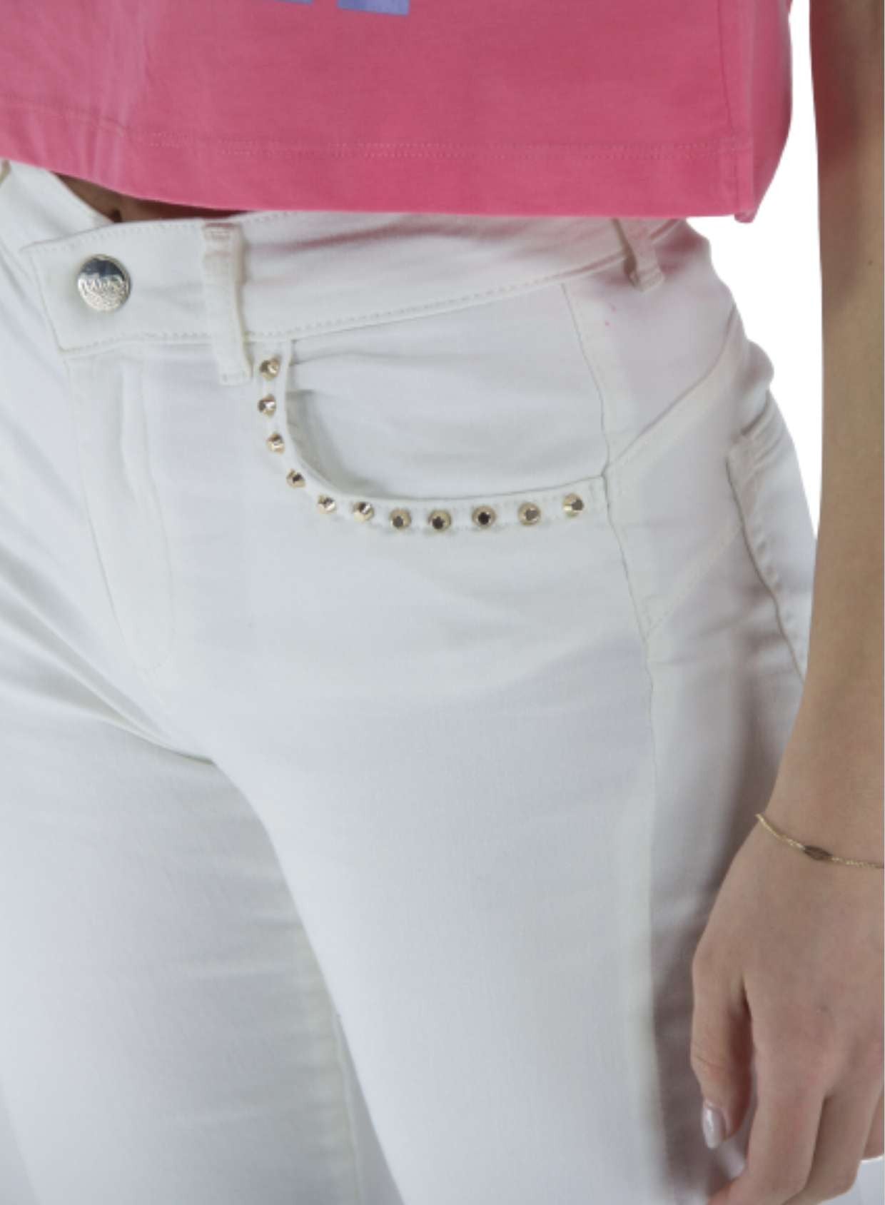 Jeans Liu Jo jeans light ivory ES23LJ49 TA3206