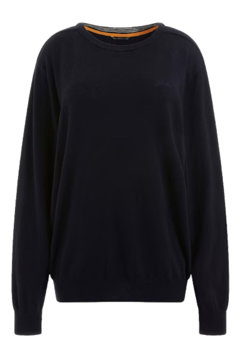 Pullover uomo Guess girocollo randall silk-blend sweater blu ES23GU22 M3RR00Z33R1