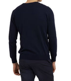 Pullover uomo Guess girocollo randall silk-blend sweater blu ES23GU22 M3RR00Z33R1