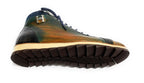 Polacchino Harris uomo stampa cocco marrone/ shade alce giallo/ blu U17HA123