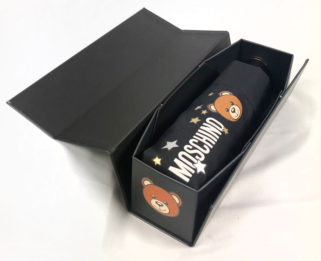 Ombrello Moschino retraibile toy stars compact nero O22MO09 8211