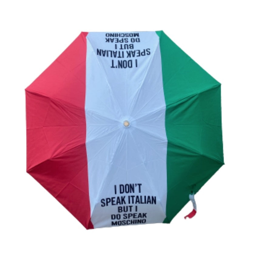 Ombrello Moschino OPENCLOSE "Speak Moschino" multicolor 020MO30
