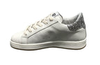 Scarpe 2B12 sneaker Mini Suprime-25 pelle bianco/ glitter ZS23QB02