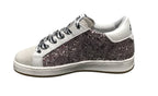 Scarpe 2B12 sneaker Mini Suprime-25 pelle lilla / bianco/ glitter ZS23QB03