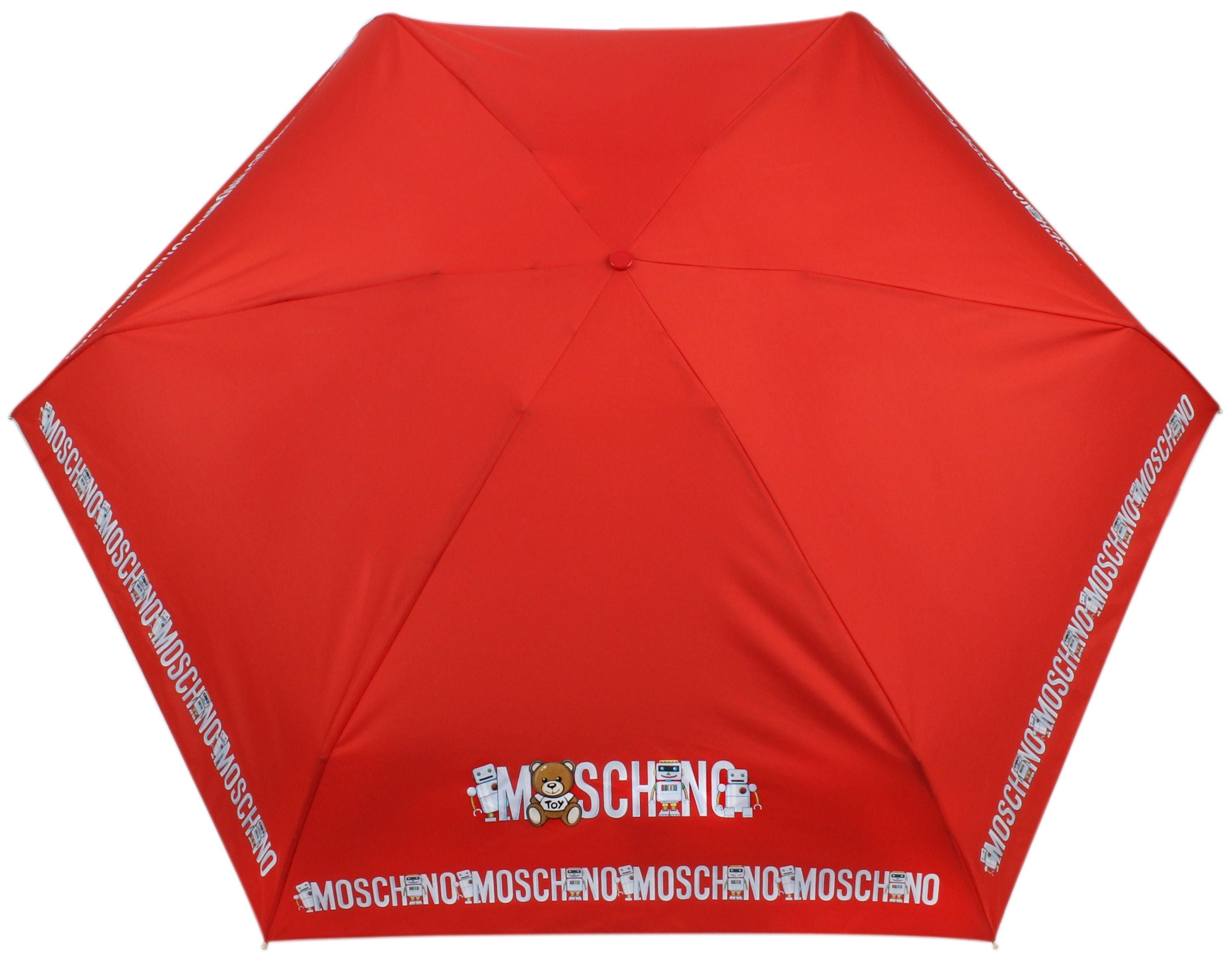 Ombrello Moschino retraibile toy robot supermini rosso O22MO11 8123