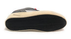 Scarpe uomo 4B12 sneakers in pelle asphalt/ red all over US23QB09 KYLE-U733