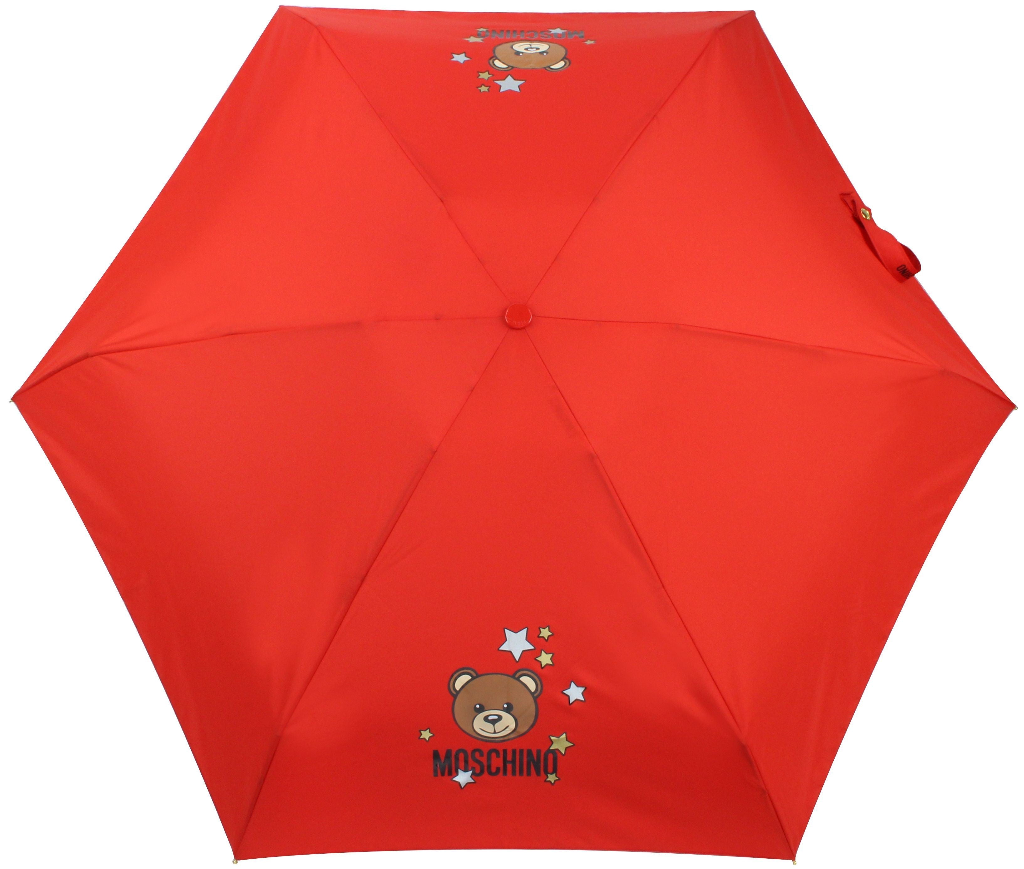 Ombrello Moschino retraibile toy stars compact rosso O22MO10 8211