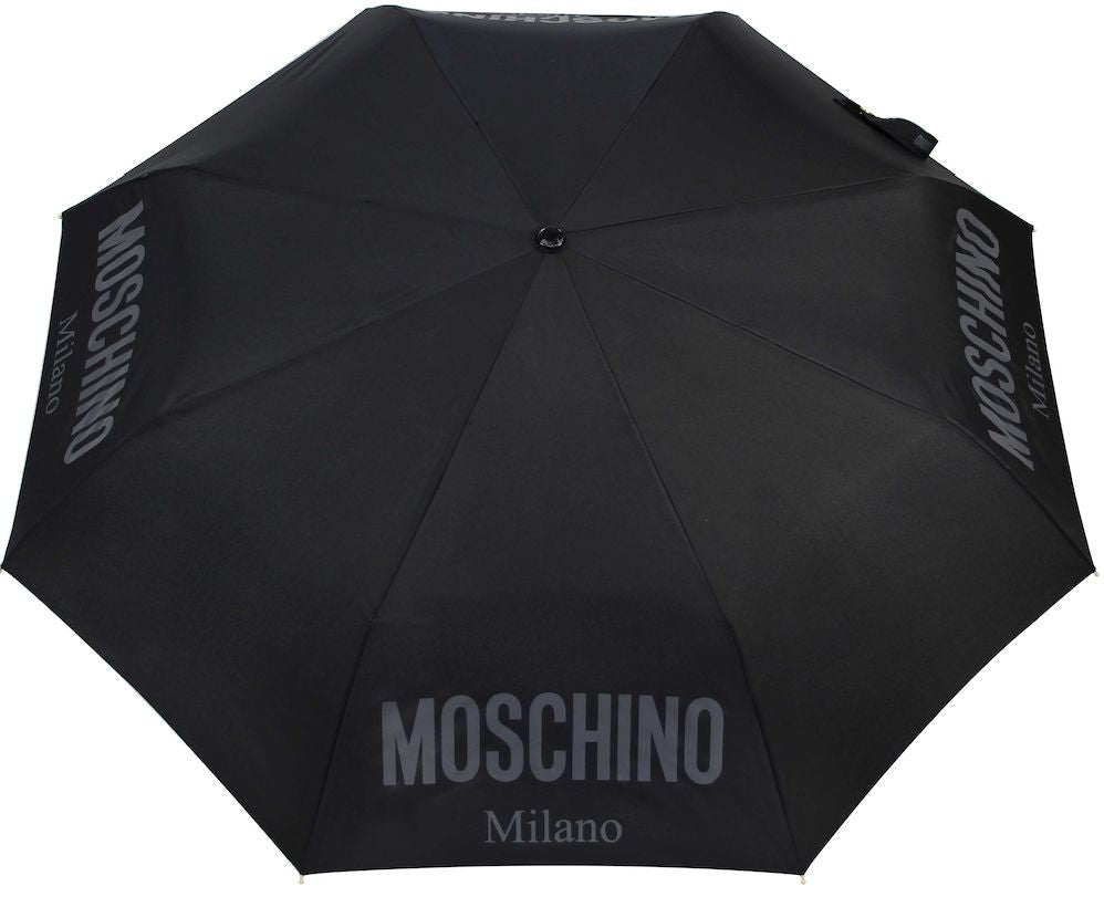 Ombrello open / close  Moschino New Metal Logo Black O20MO01