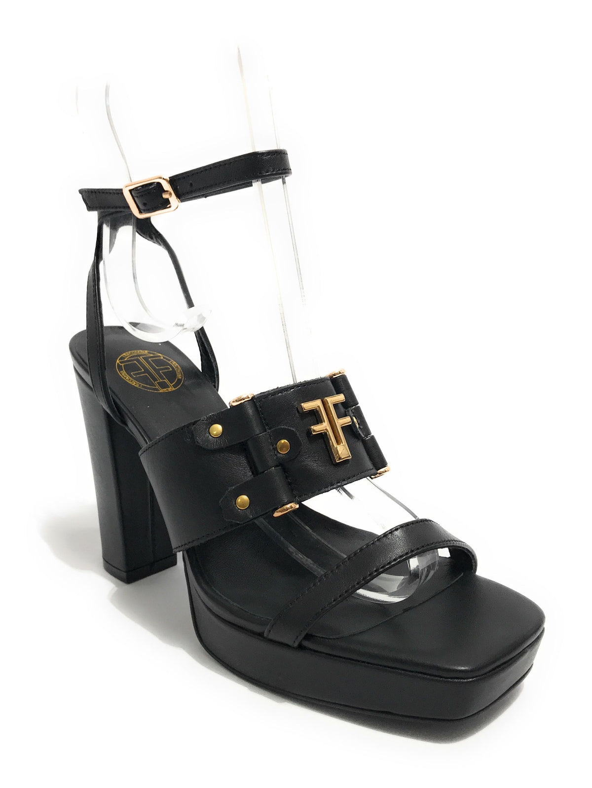 Scarpe donna décolleté Fracomina in pelle nero TC 11 DS23FR12 F723SS4003L40101-053