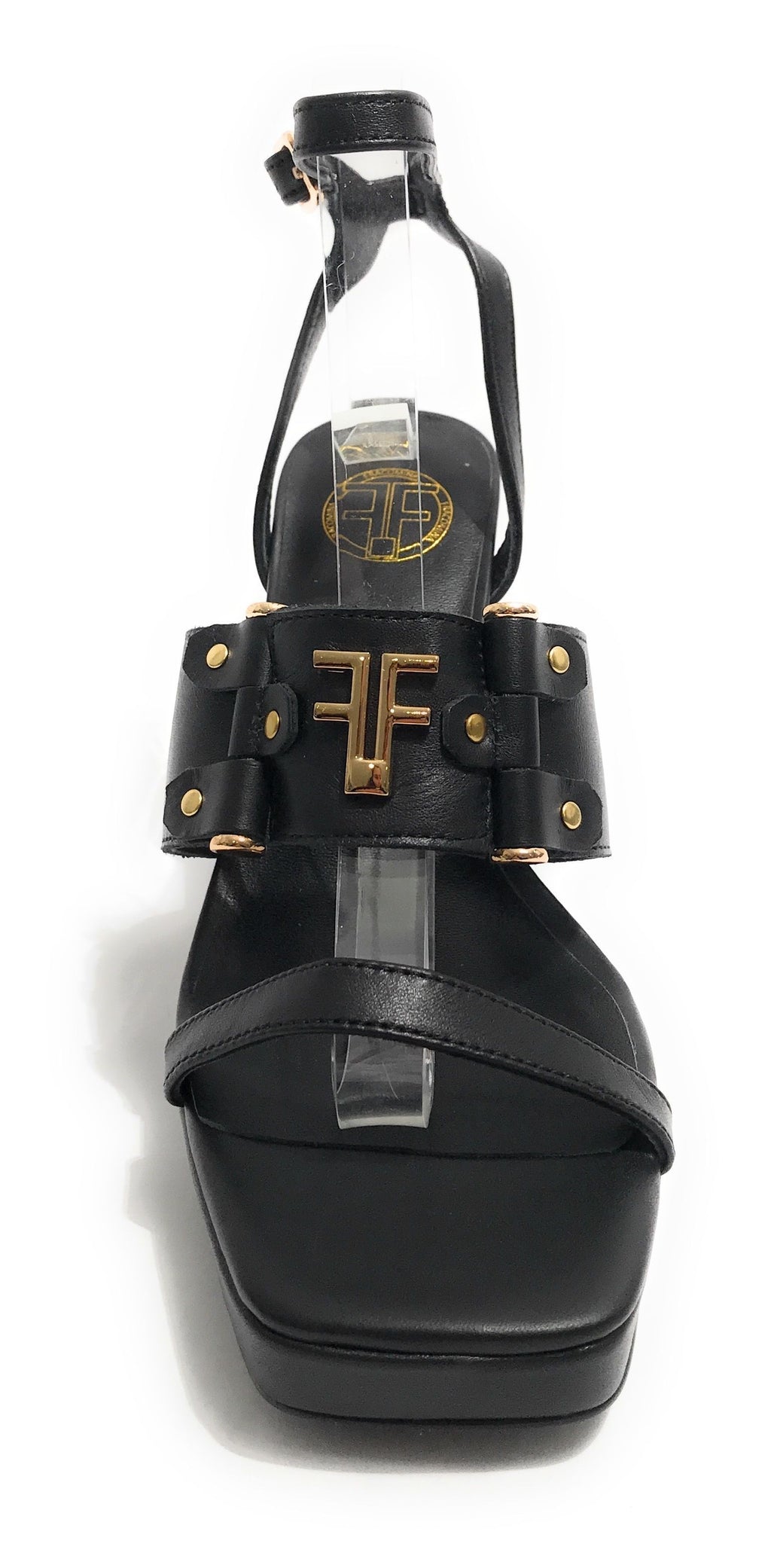 Scarpe donna décolleté Fracomina in pelle nero TC 11 DS23FR12 F723SS4003L40101-053