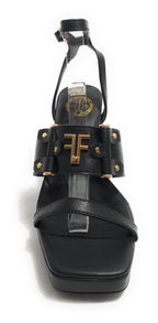 Scarpe donna décolleté Fracomina in pelle nero TC 11 DS23FR12 F723SS4003L40101-053