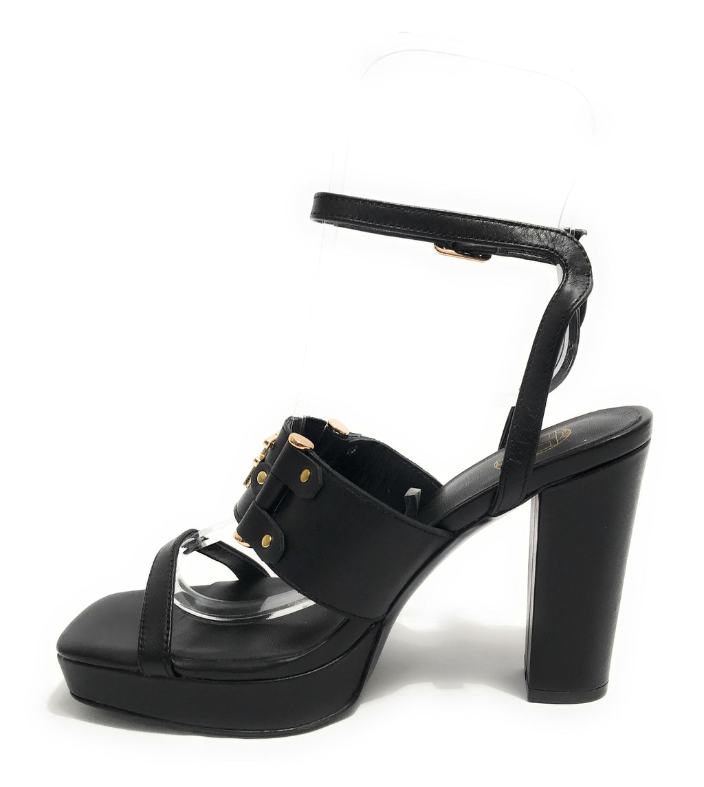 Scarpe donna décolleté Fracomina in pelle nero TC 11 DS23FR12 F723SS4003L40101-053